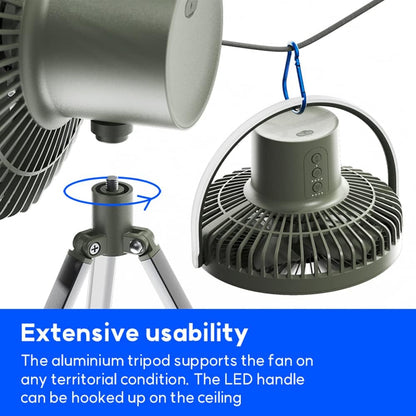 Repellent · LED Lantern · Foldable Tripod