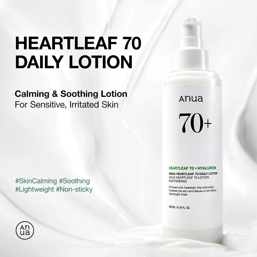 Anua Heartleaf 70 Lotion packaging