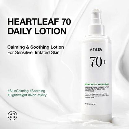 Anua Heartleaf 70 Lotion packaging