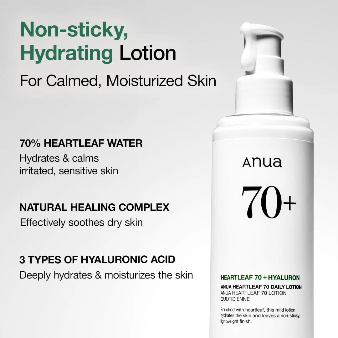 Anua Heartleaf 70 Lotion benefits