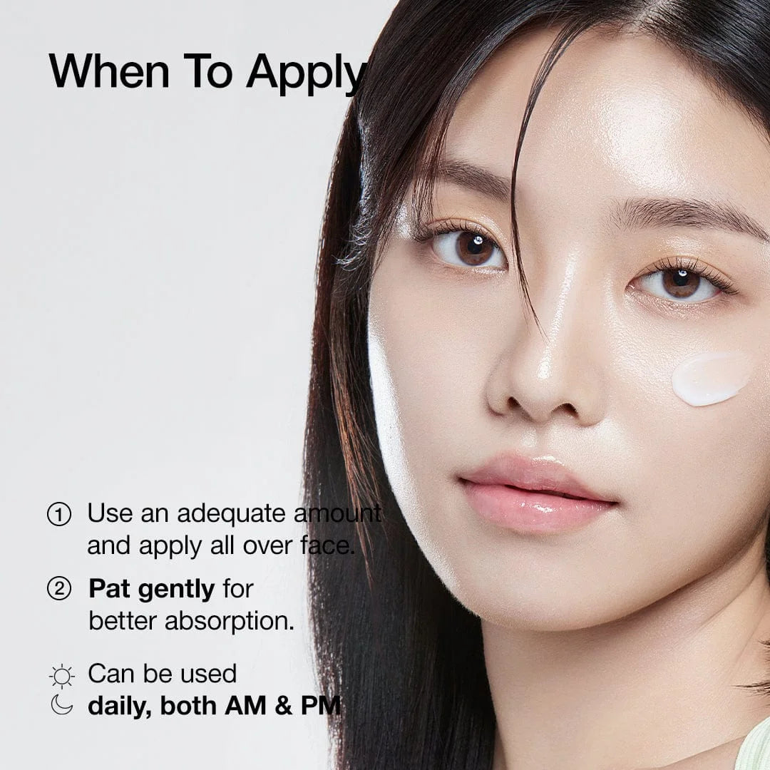 Anua Heartleaf 70 Lotion texture and application