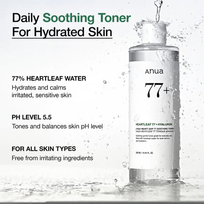 Anua Heartleaf 77 Toner ingredients
