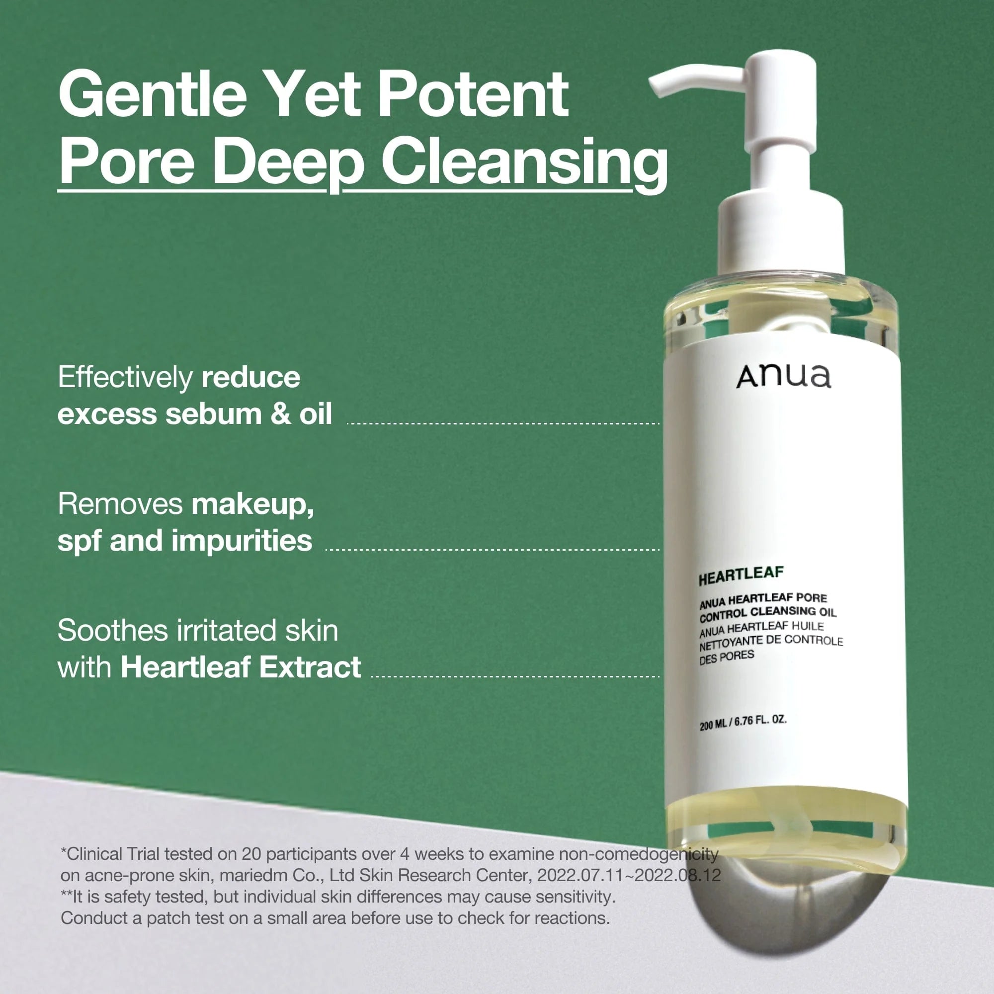 Anua Heartleaf Cleansing Oil texture