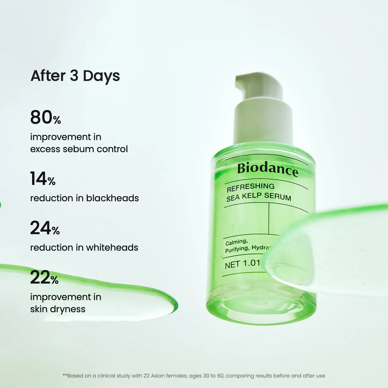 Biodance Sea Kelp Serum application