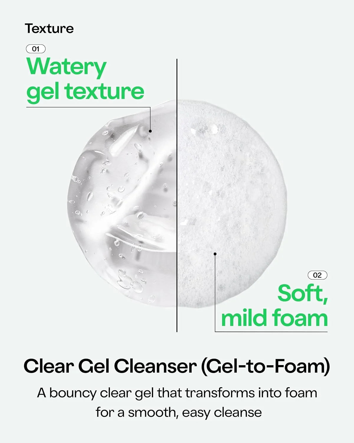 Holika Holika Aloe Cleansing Foam texture