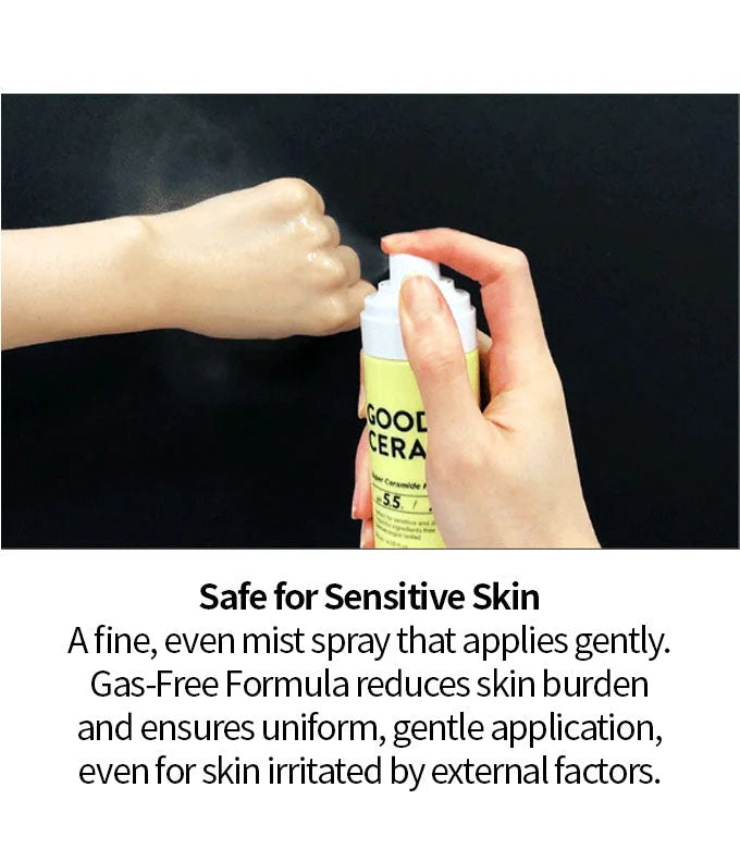 Holika Holika Good Cera Mist application