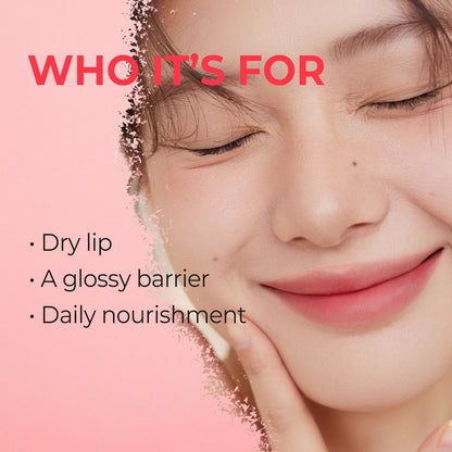 Look At Me Strawberry Honey Moisturizing Lip Balm, Natural Ingredients, Semi-Glossy, Natural Pink, Korean Skin Care, Long-Lasting Moisture, Gifts For Women (0.2 fl.oz.)