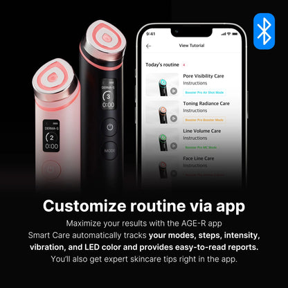 Medicube AGE-R Booster Pro device features and modes