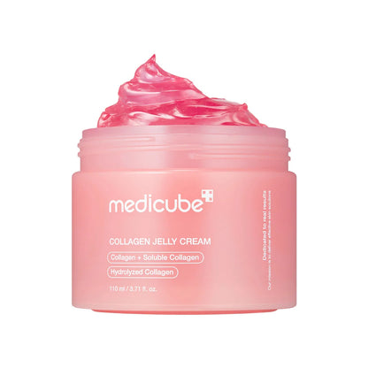 Medicube Collagen Niacinamide Jelly Cream jar — Korean glass skin cream