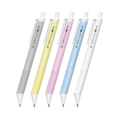 ZERO G Ball Ergonomic Black Pen Set - 5 Packs (0.38mm)