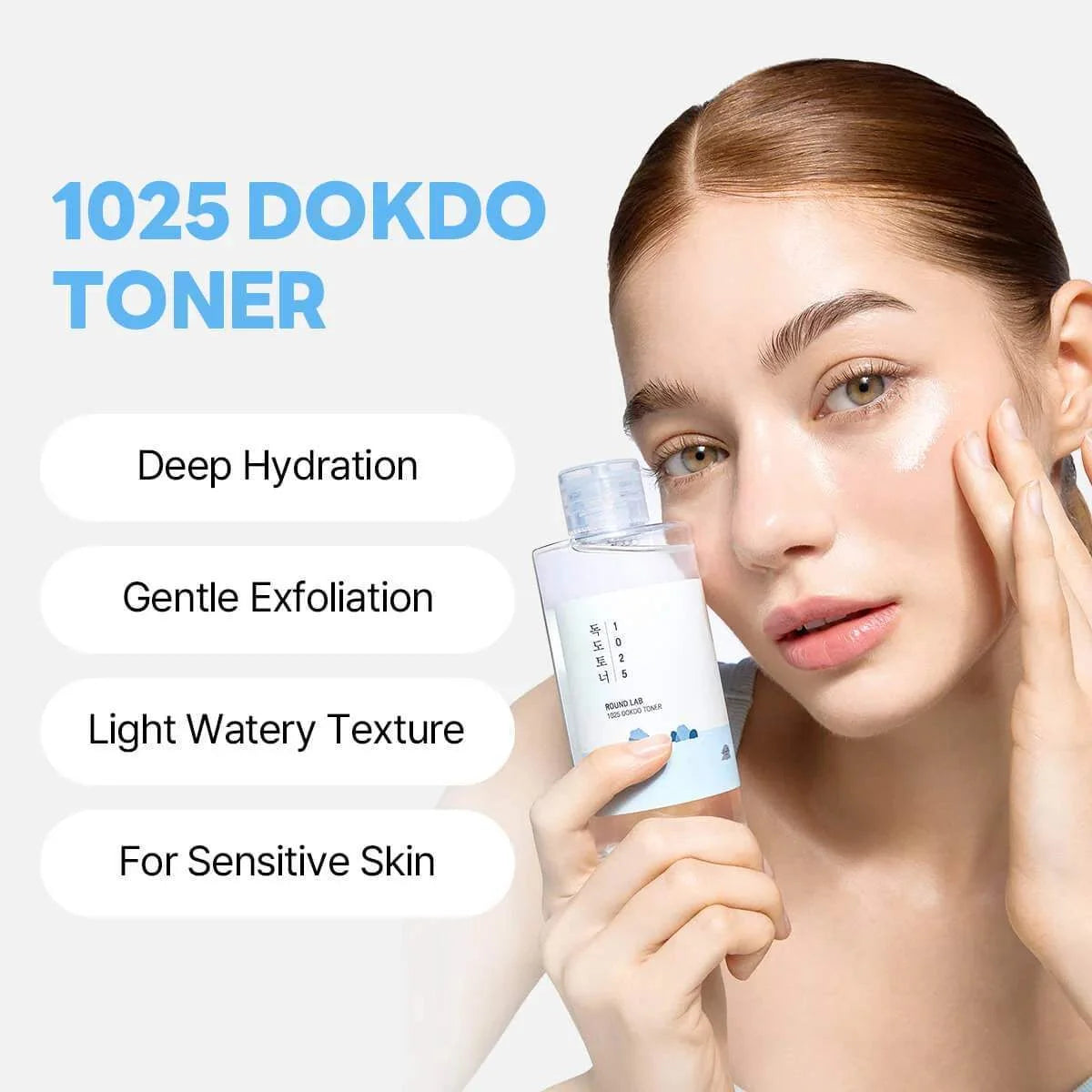 Round Lab Dokdo Toner application