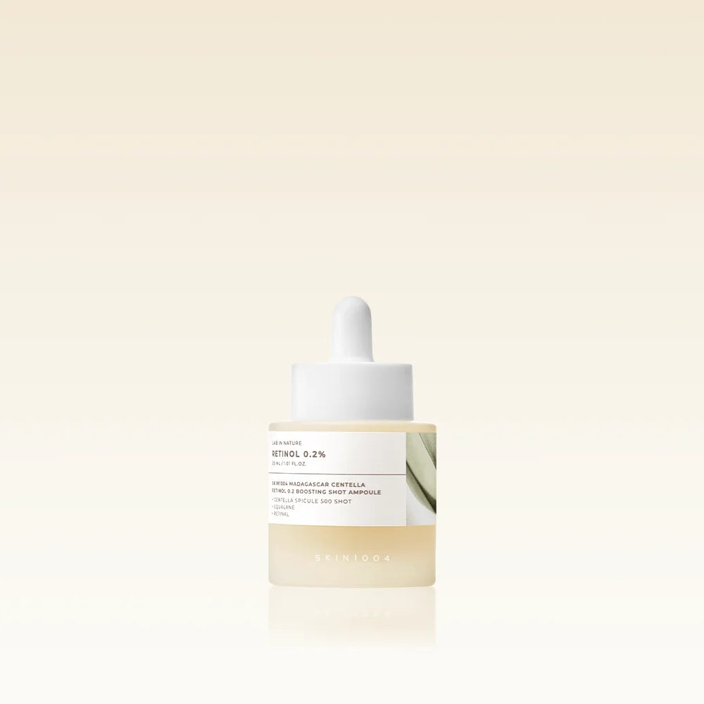 SKIN1004 Retinol 0.2 Boosting Shot Ampoule bottle — Korean retinol serum