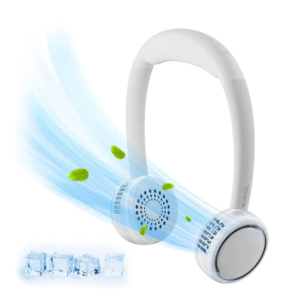 BLUEFEEL ESSI Neckband Fan – Bladeless Portable Neck Fan with 8-Hour Battery