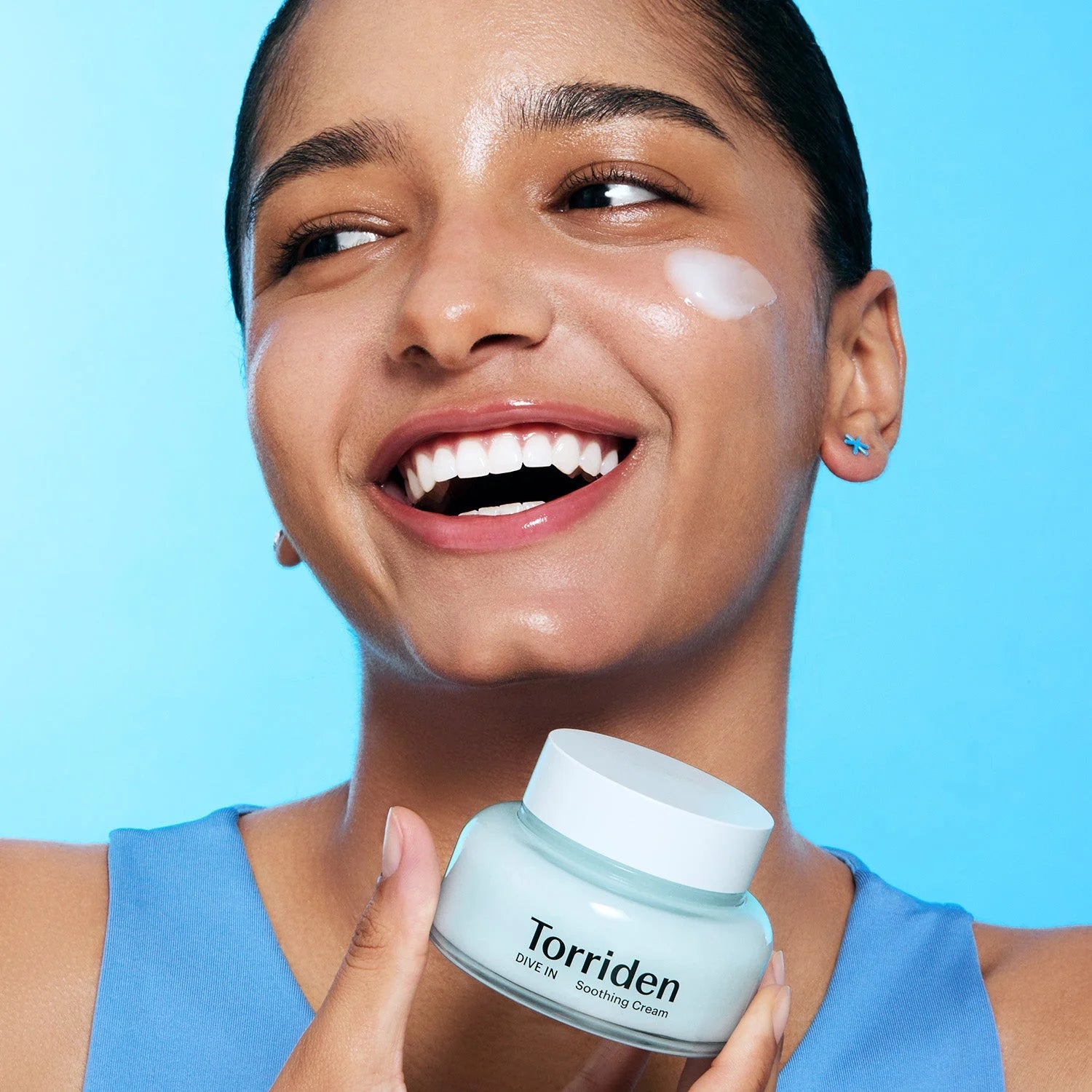 Torriden DIVE-IN Soothing Cream open jar texture